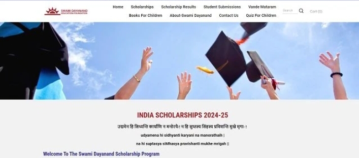 Apply For INDIA Scholarships By Swami Dayanand Education Foundation 2024-25