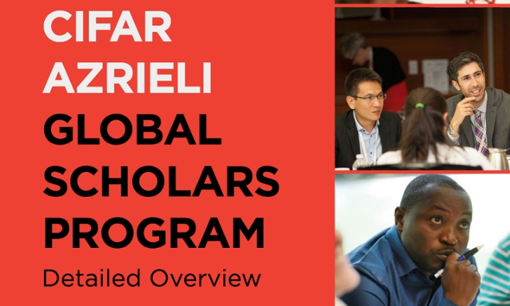 CIFAR Azrieli Global Scholars Program 2025-2027 (up to $100,000 CAD) – Apply Now